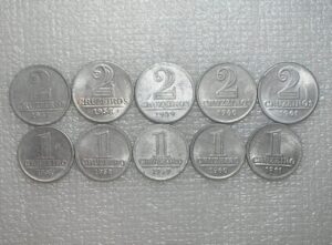 Série completa de 1 e 2 Cruzeiros 1957/1958/1959/1960/1961 - Mbc/S / Algumas escassas