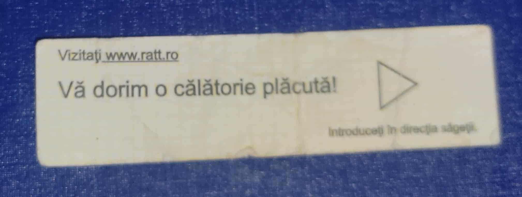 | Casa do Colecionador Ticket de ônibus e Tram da Romênia, Bucareste, colecionável