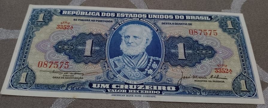 | Casa do Colecionador 1 Cruzeiros - Marquês de Tamandaré - 1ª Estampa