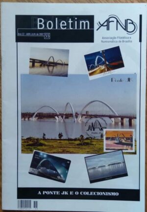 22g revista Boletim AFNB 55 2007. Ponte JK e o colecionismo.