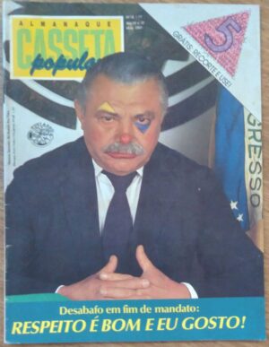 28g revista Almanaque Casseta Popular 20 1989. Respeito é bom eu gosto.