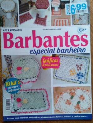 28g revista Arte e Artesanato Barbantes especial banheiro 1. Com gráficos.