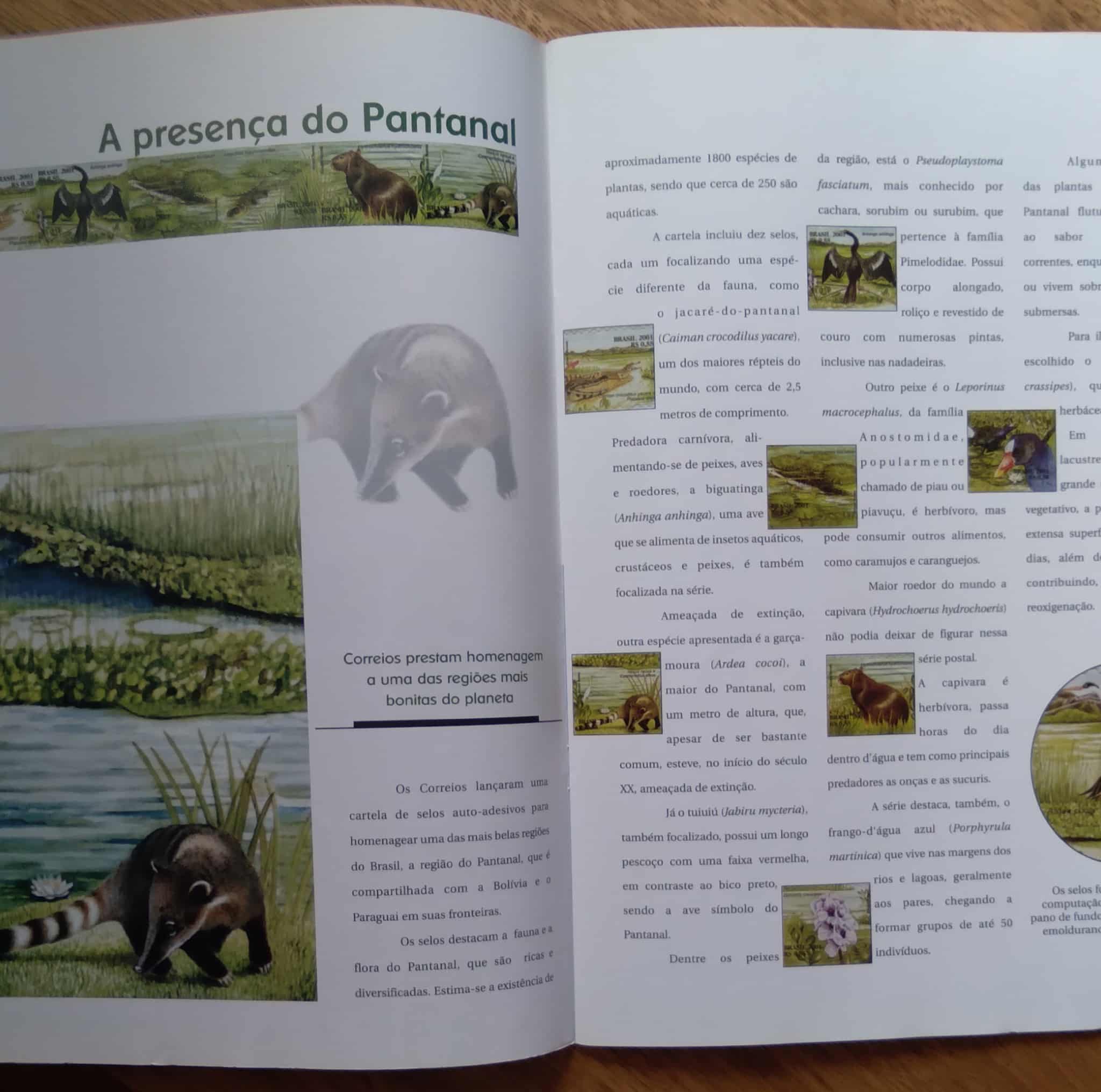 | Casa do Colecionador 28g Revista Cofi Correio Filatelico 187 2001 A Presenca Do Pantanal 2