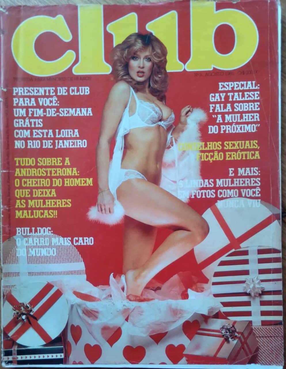 29g revista Club 3 1981. A loira ficção erotica Bulldog .
