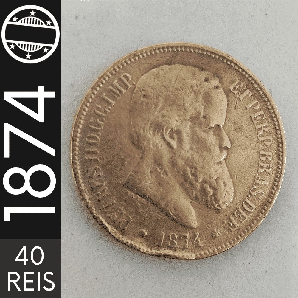 40 Reis || 1874 || Brasil || MBC – CDS-683