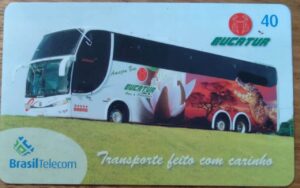 Cartao Telefone Brasil Telecom Bt 2006 Midia Onibus Eucatur Jacare Tir Interprint 788200 2
