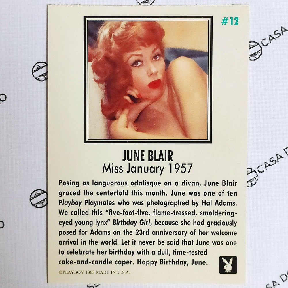 | Casa do Colecionador June Blair - Playboy Cards - PB-028