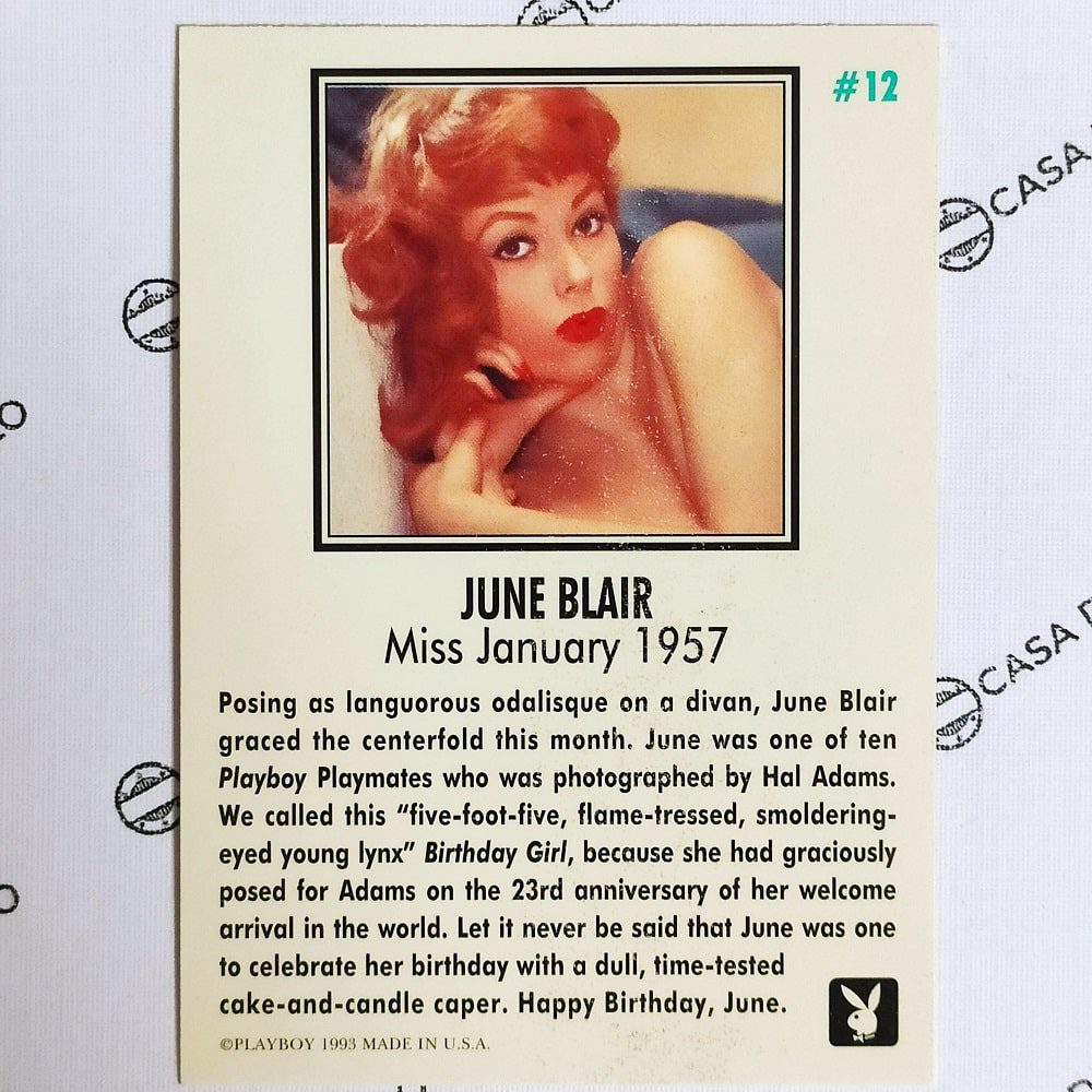 | Casa do Colecionador June Blair - Playboy Cards - PB-029