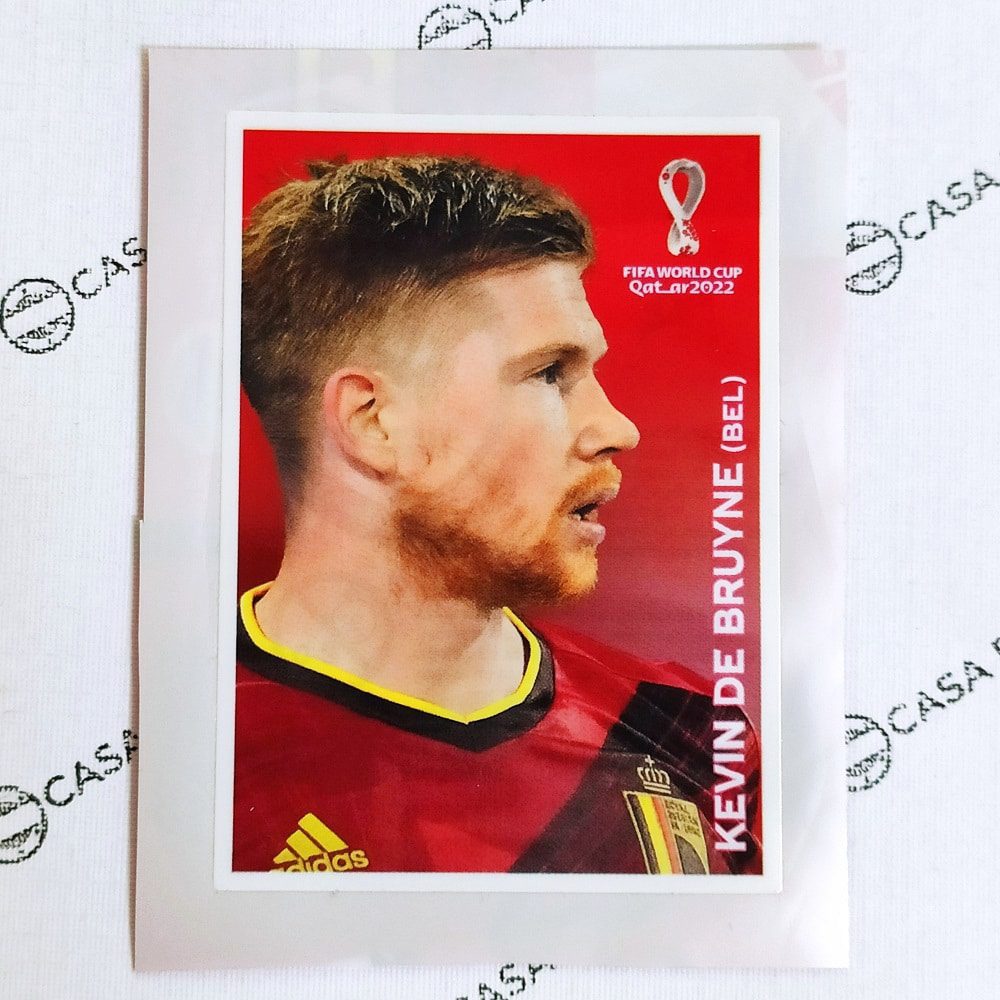 | Casa do Colecionador Kevin de Bruyne | Figurinha Copa do Mundo Catar 2022 | Cola-Cola | Panini - FIG-002