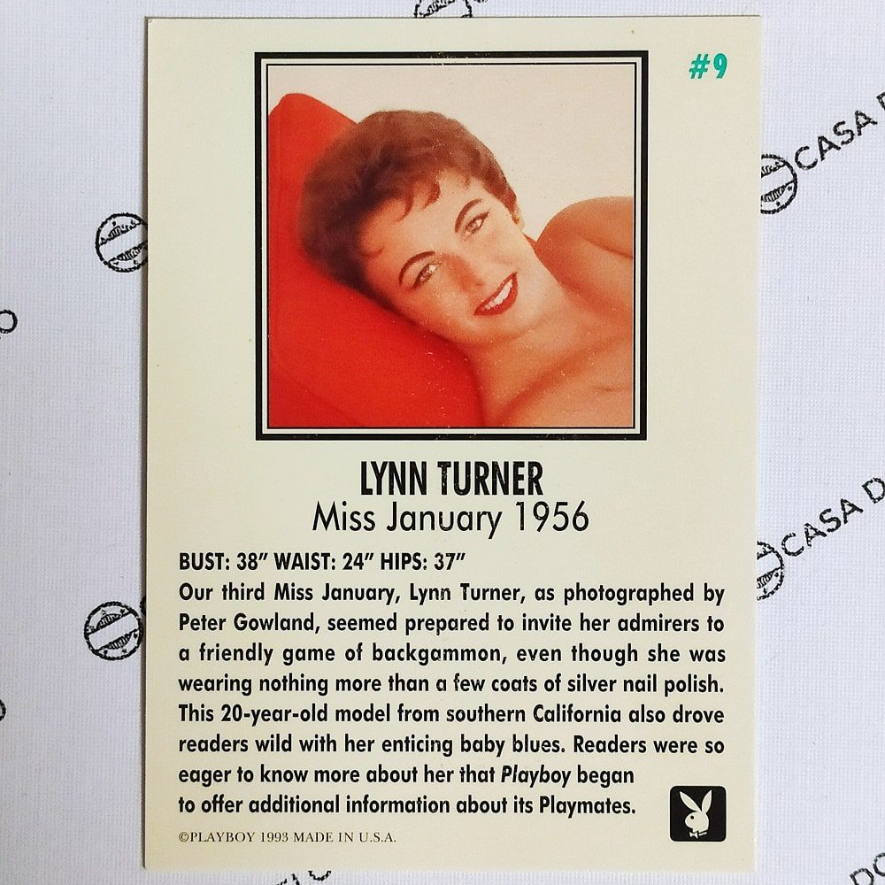 | Casa do Colecionador Lynn Turner - Playboy Cards - PB-016