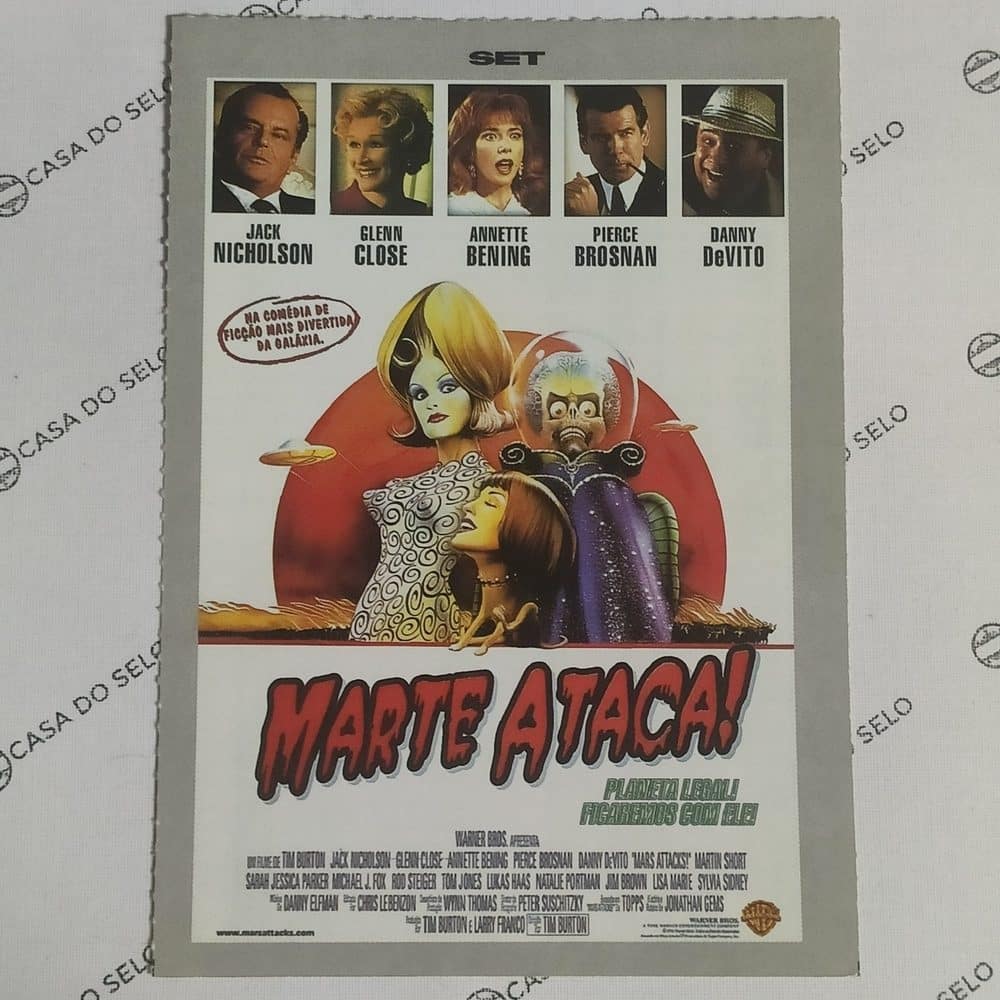 | Casa do Colecionador Marte Ataca! (1996) - Ficha Técnica - SET-377