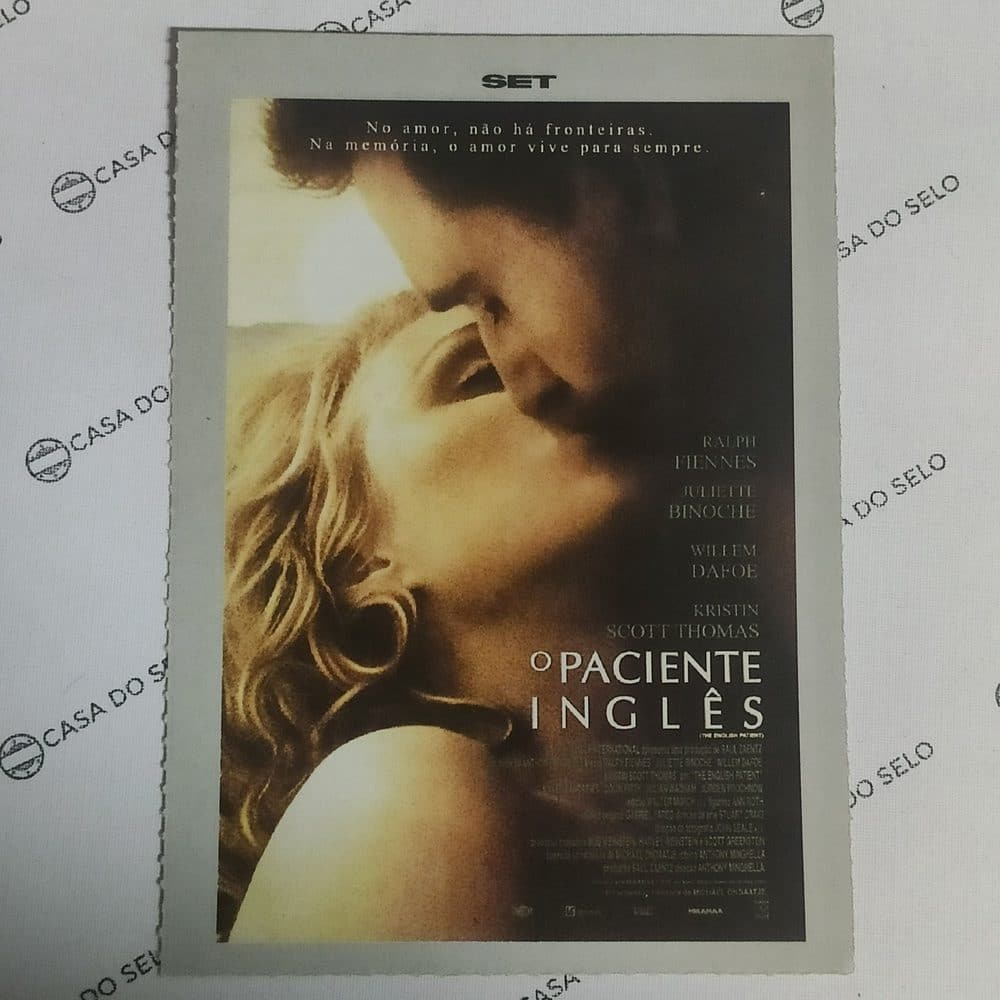 | Casa do Colecionador O Paciente Inglês (1996) - Ficha Técnica - SET-396