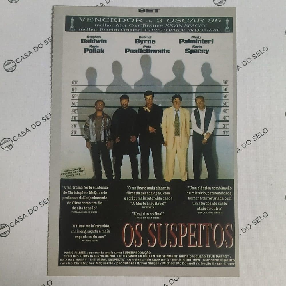 | Casa do Colecionador Os Suspeitos (1995) - Ficha Técnica - SET-332