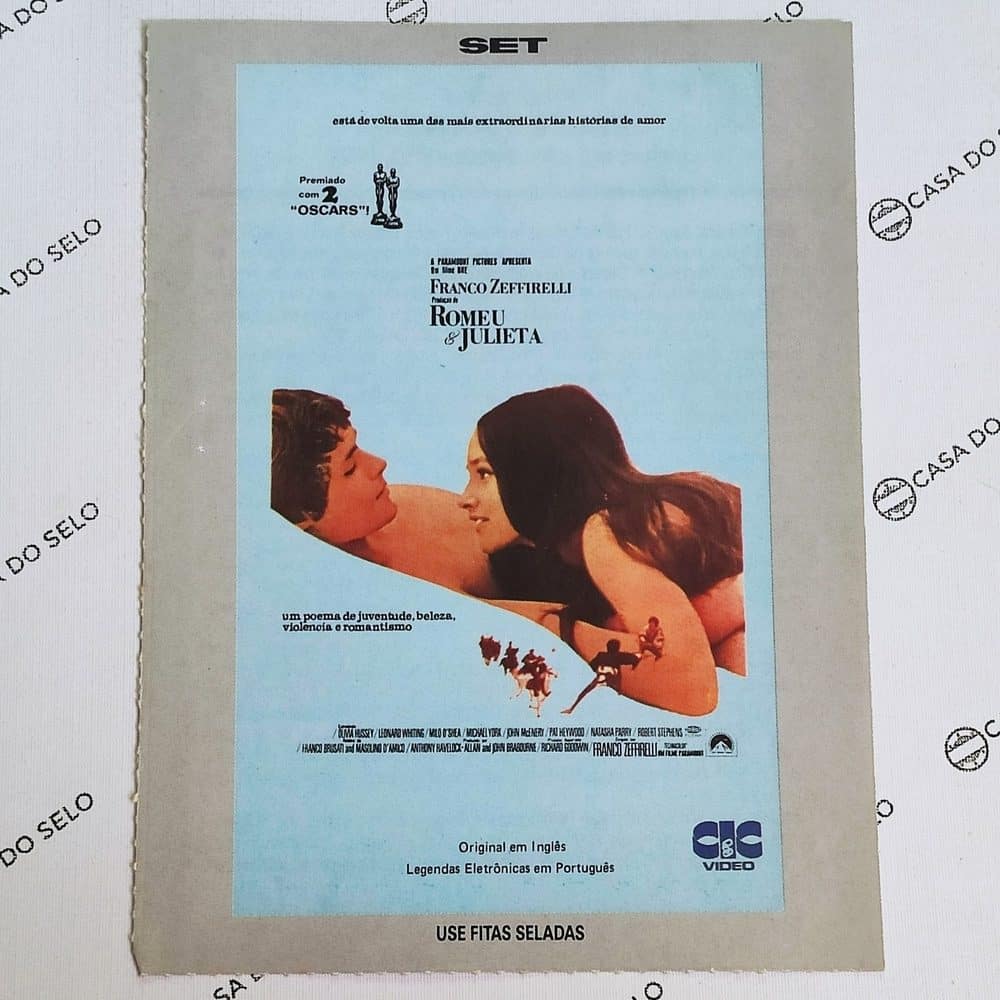| Casa do Colecionador Romeu E Julieta (1968) - Ficha Técnica - SET-072