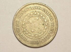 200 Réis - 1889 - República do Brasil / Mbc