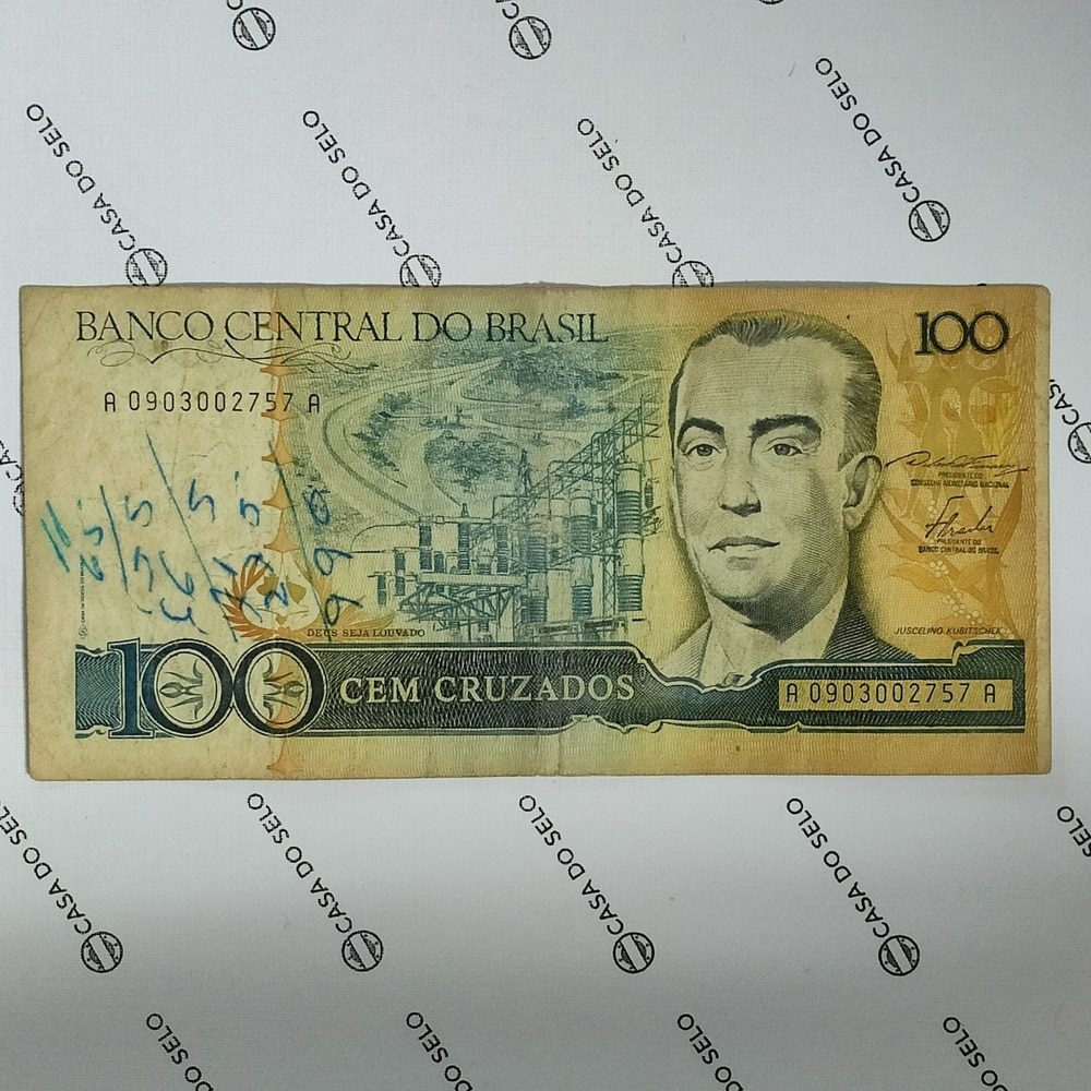 | Casa do Colecionador Brasil | 100 Cruzados | Ced-052