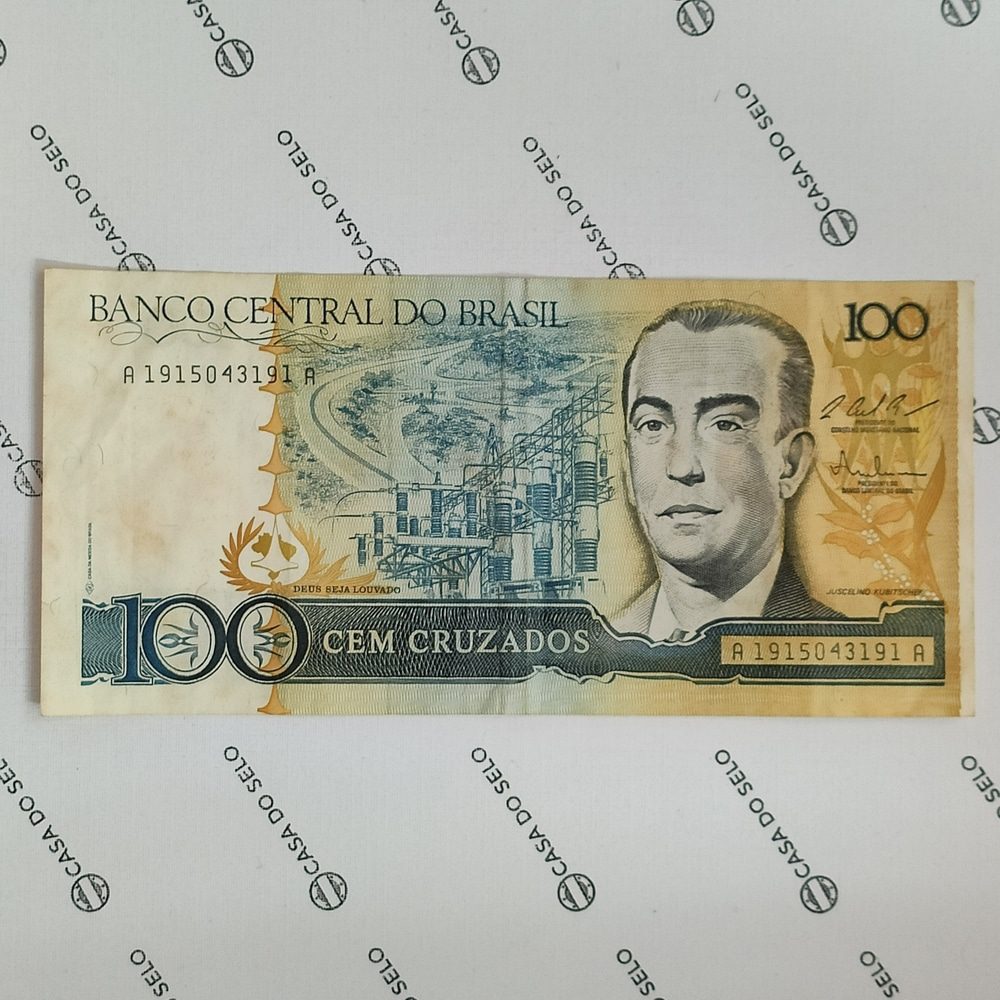 | Casa do Colecionador Brasil | 100 Cruzados | Ced-053