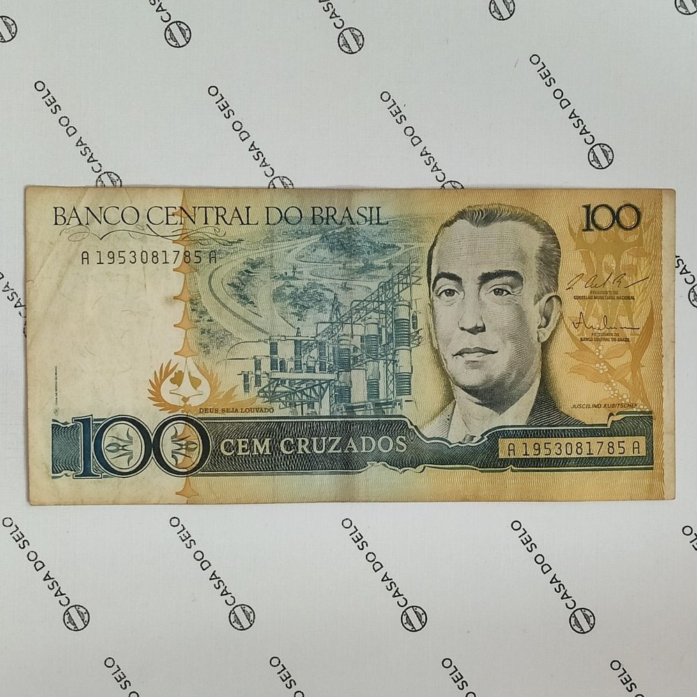 | Casa do Colecionador Brasil | 100 Cruzados | Ced-054