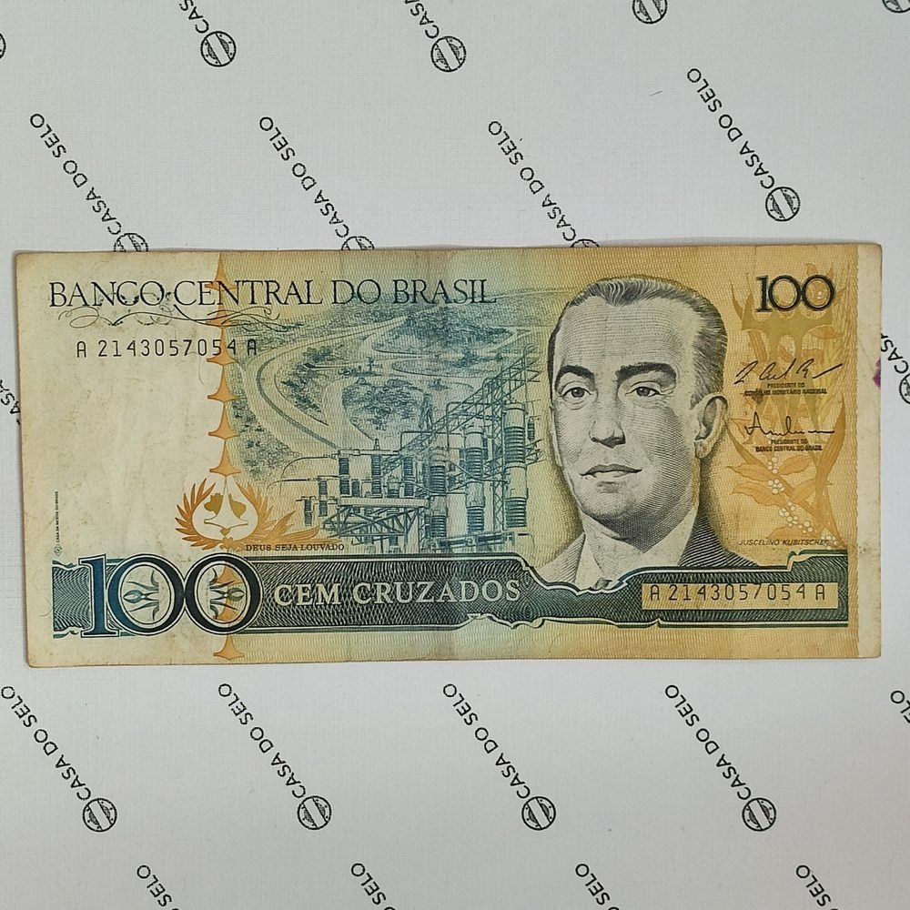 | Casa do Colecionador Brasil | 100 Cruzados | Ced-056