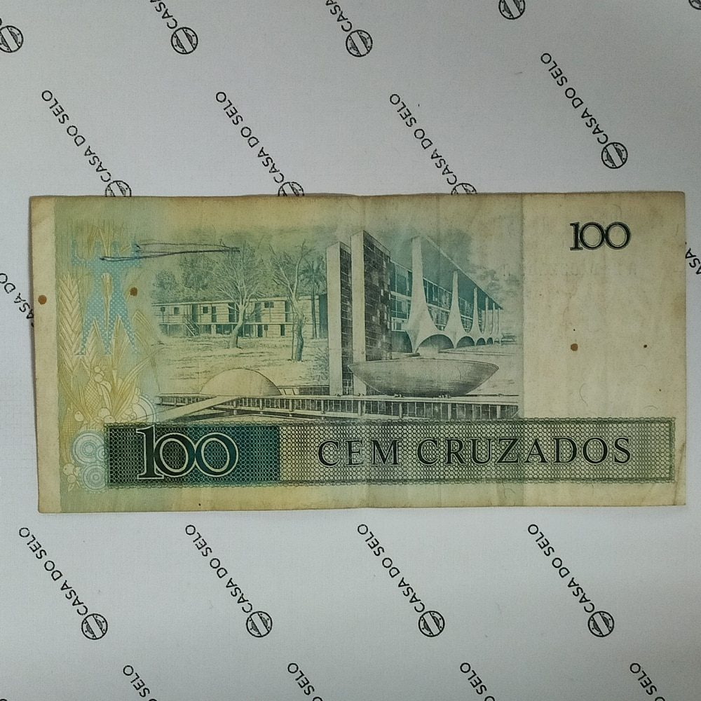 | Casa do Colecionador Brasil | 100 Cruzados | Ced-058