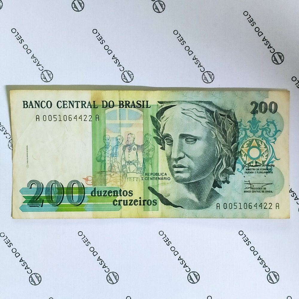 | Casa do Colecionador Brasil | 200 Cruzeiros | Ced-081