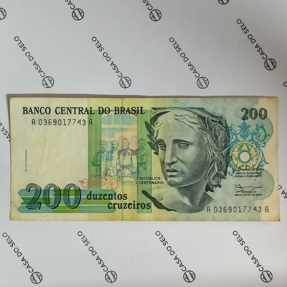 | Casa do Colecionador Brasil | 200 Cruzeiros | Ced-086