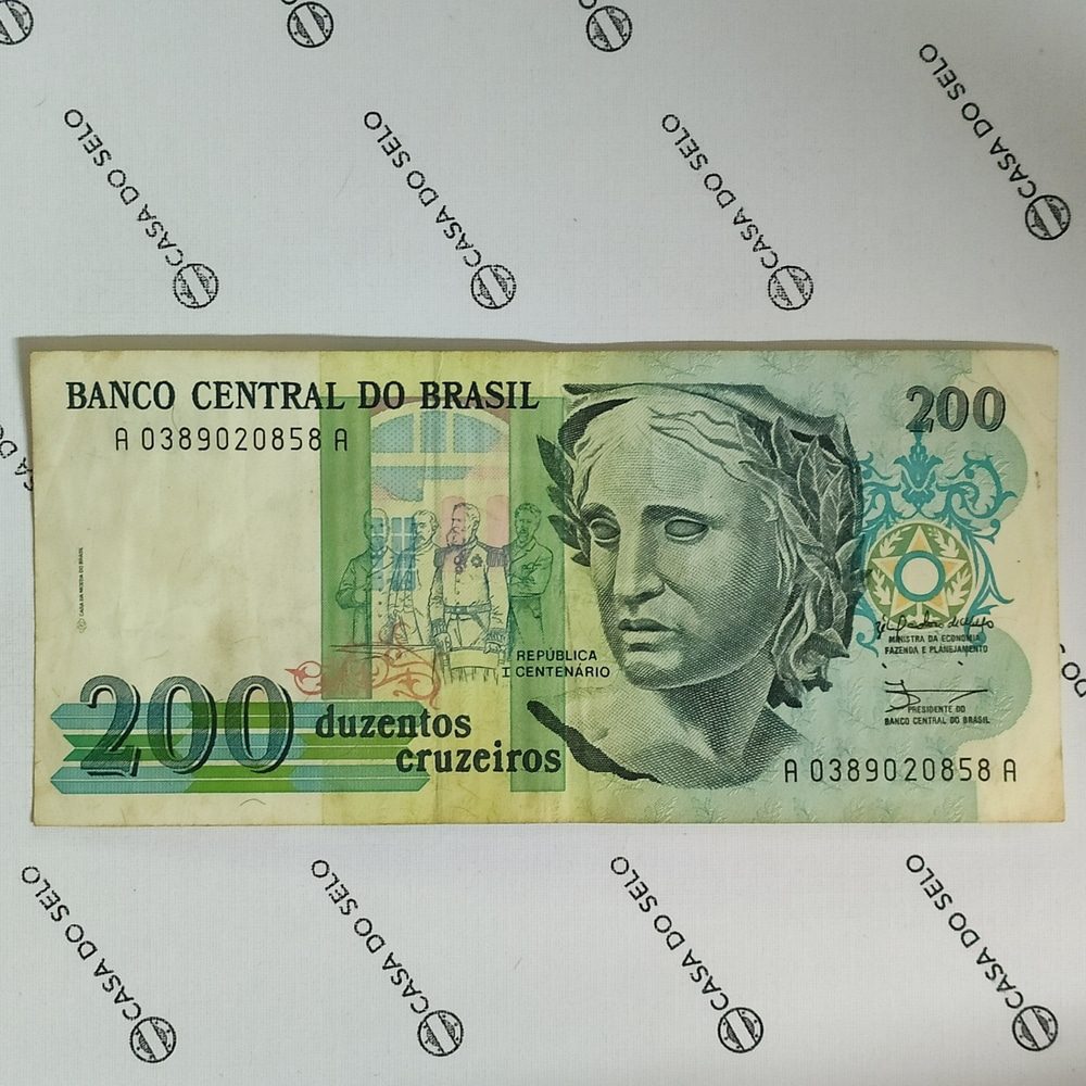 | Casa do Colecionador Brasil | 200 Cruzeiros | Ced-090