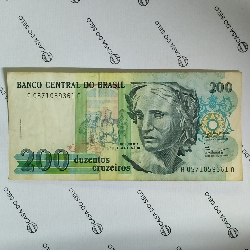 | Casa do Colecionador Brasil | 200 Cruzeiros | Ced-095