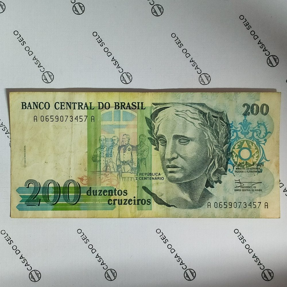 | Casa do Colecionador Brasil | 200 Cruzeiros | Ced-096
