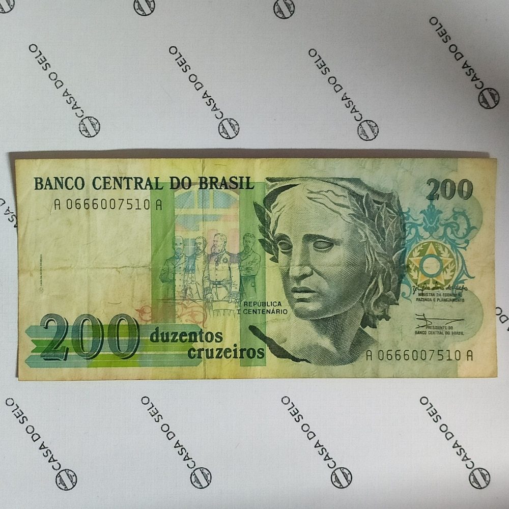 | Casa do Colecionador Brasil | 200 Cruzeiros | Ced-097