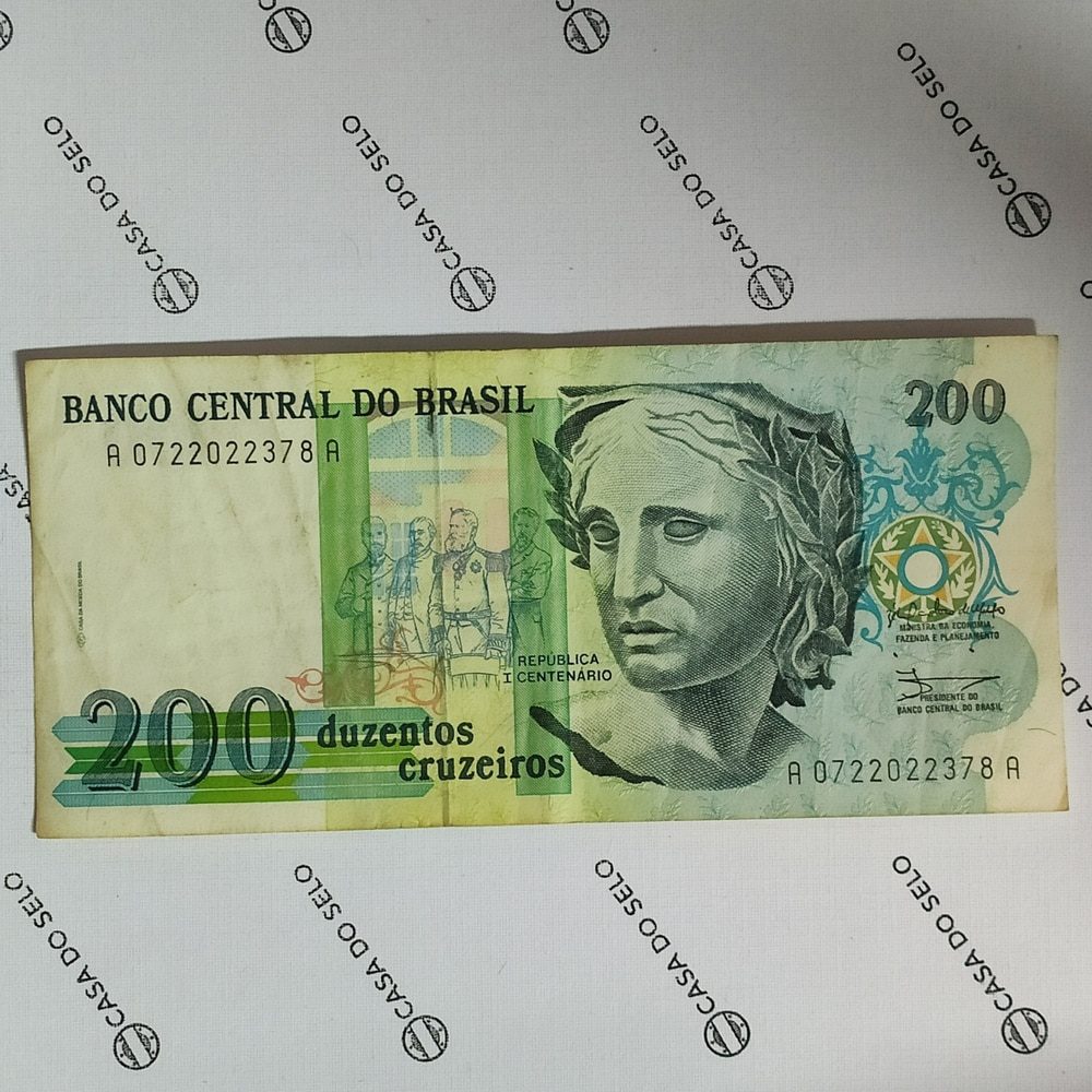 | Casa do Colecionador Brasil | 200 Cruzeiros | Ced-102