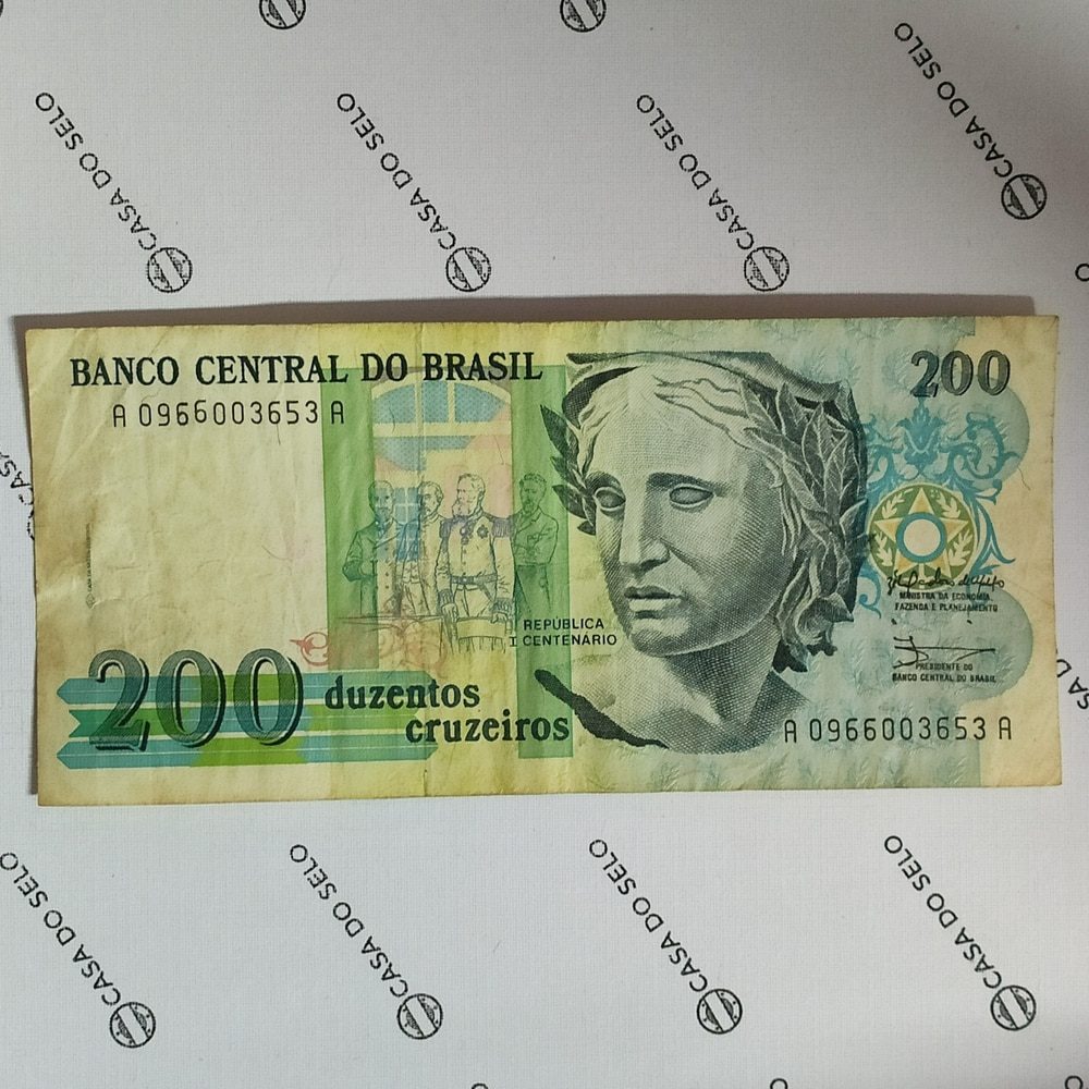 | Casa do Colecionador Brasil | 200 Cruzeiros | Ced-104