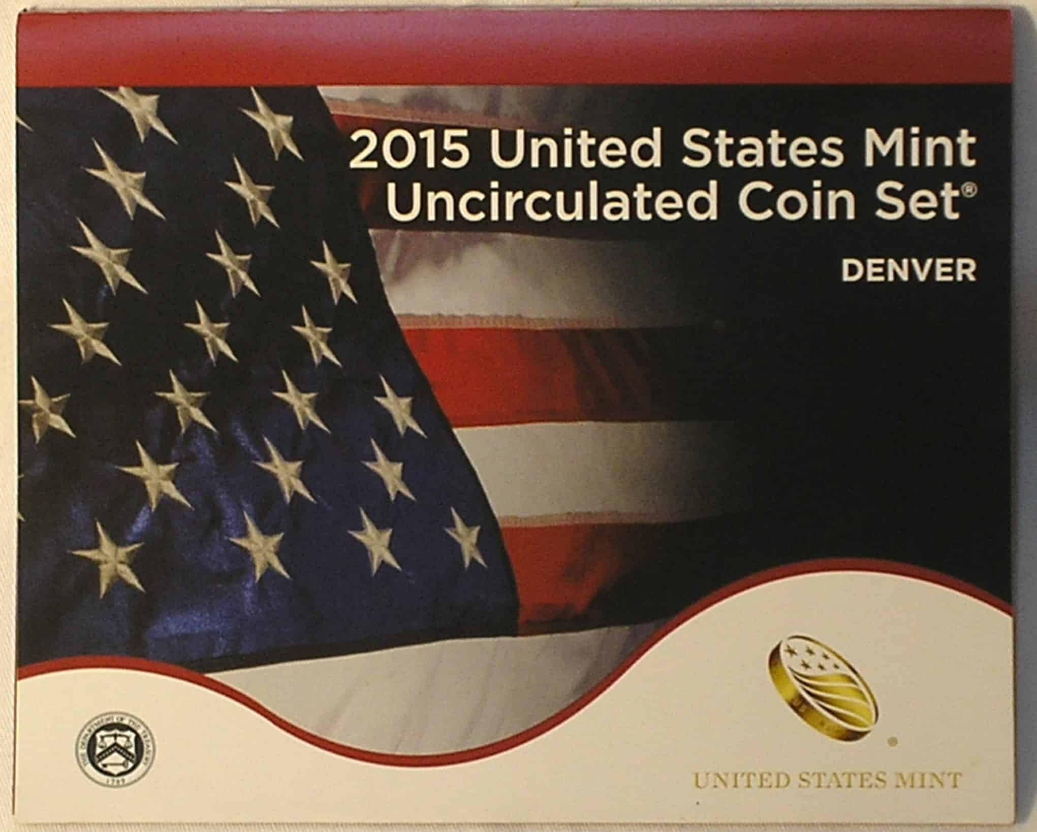 | Casa do Colecionador Estojo Usa Mint Set 2015-D Denver com 14 moedas Uncirculated / Cod.prs1