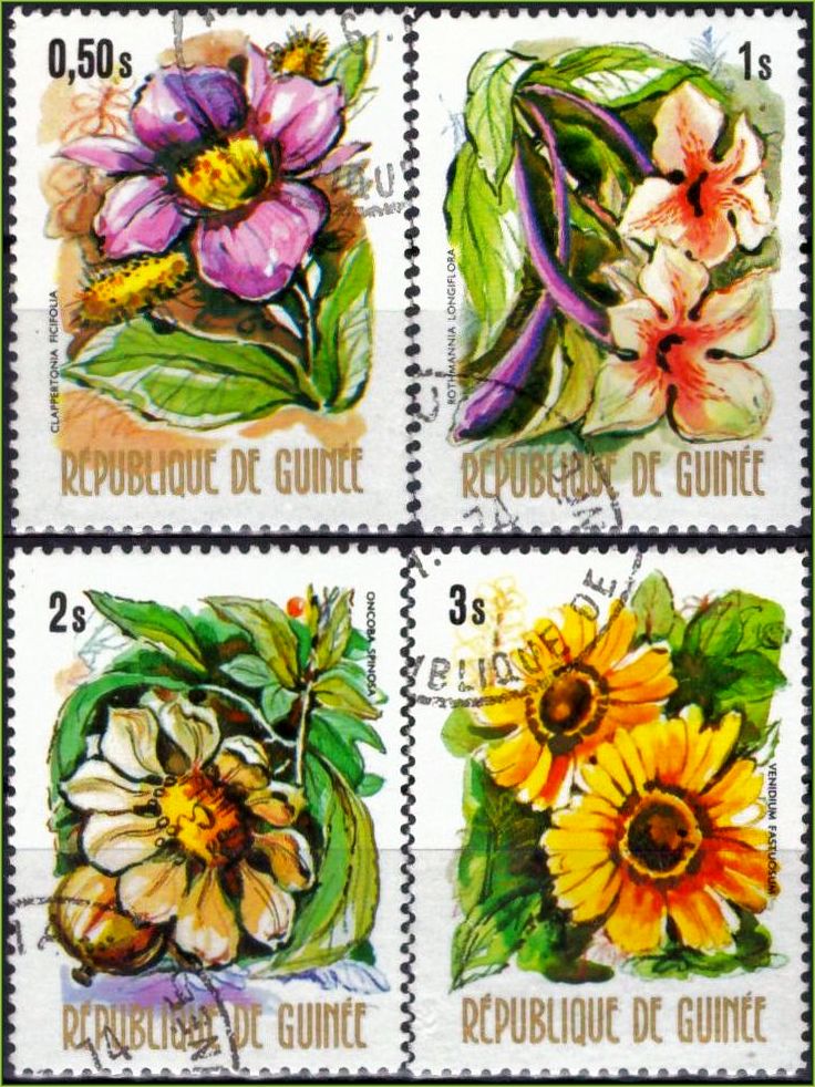 Guiné - Flores - 1974 - S/Incompleta