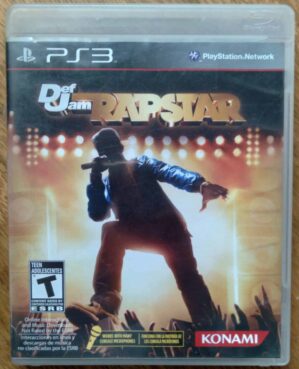 Jogo PS3 Konami Def Jam Rapstar. Mídia original.