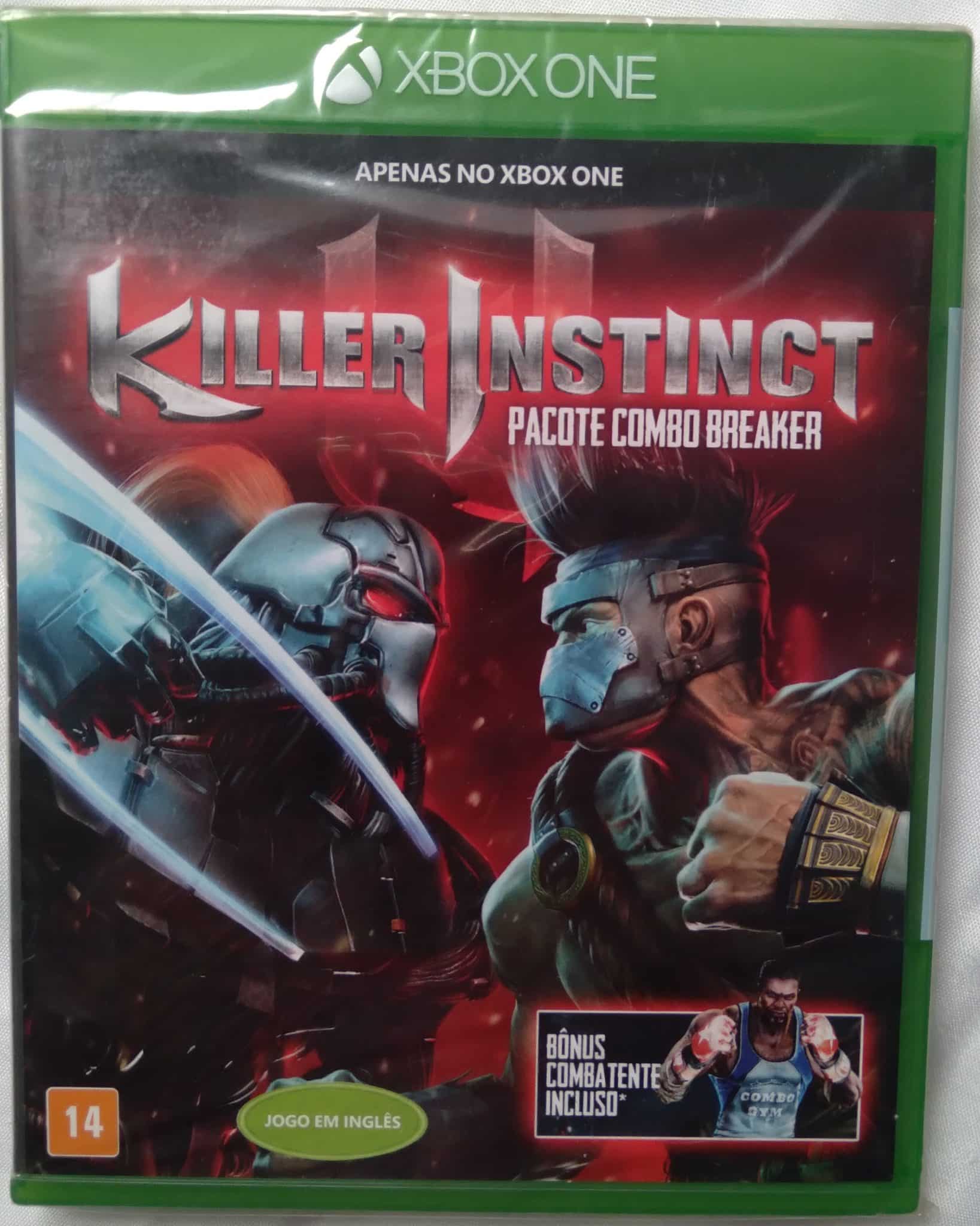 | Casa do Colecionador Jogo Xbox One em inglês Killer Instinct pacote combo breaker. Original lacrado.