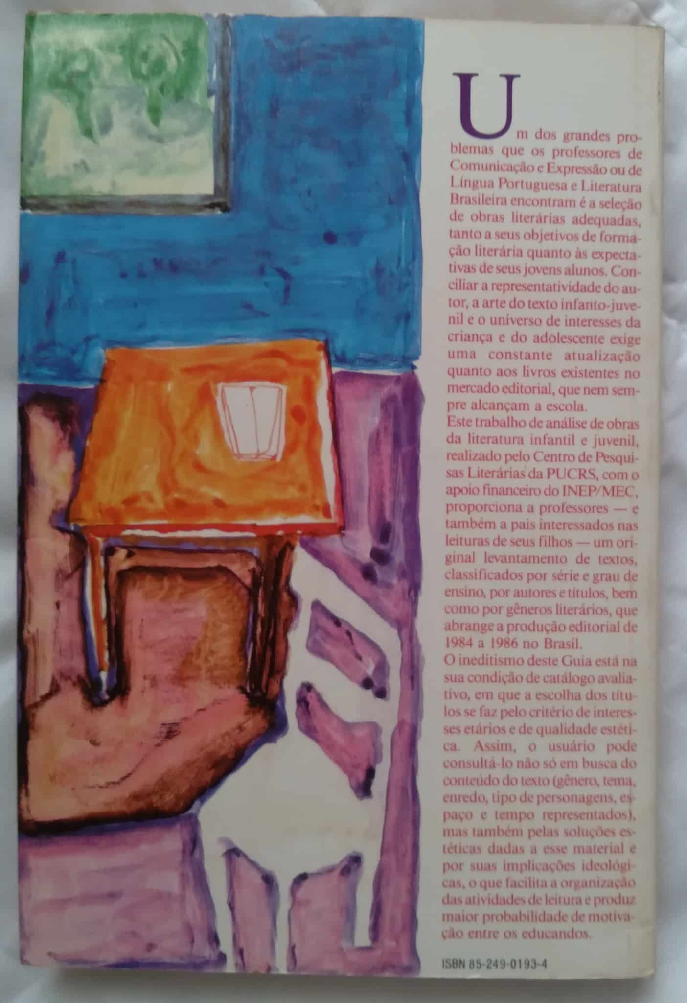 | Casa do Colecionador Livro Guia de leitura para alunos de 1° e 2° graus. Ed Cortez.