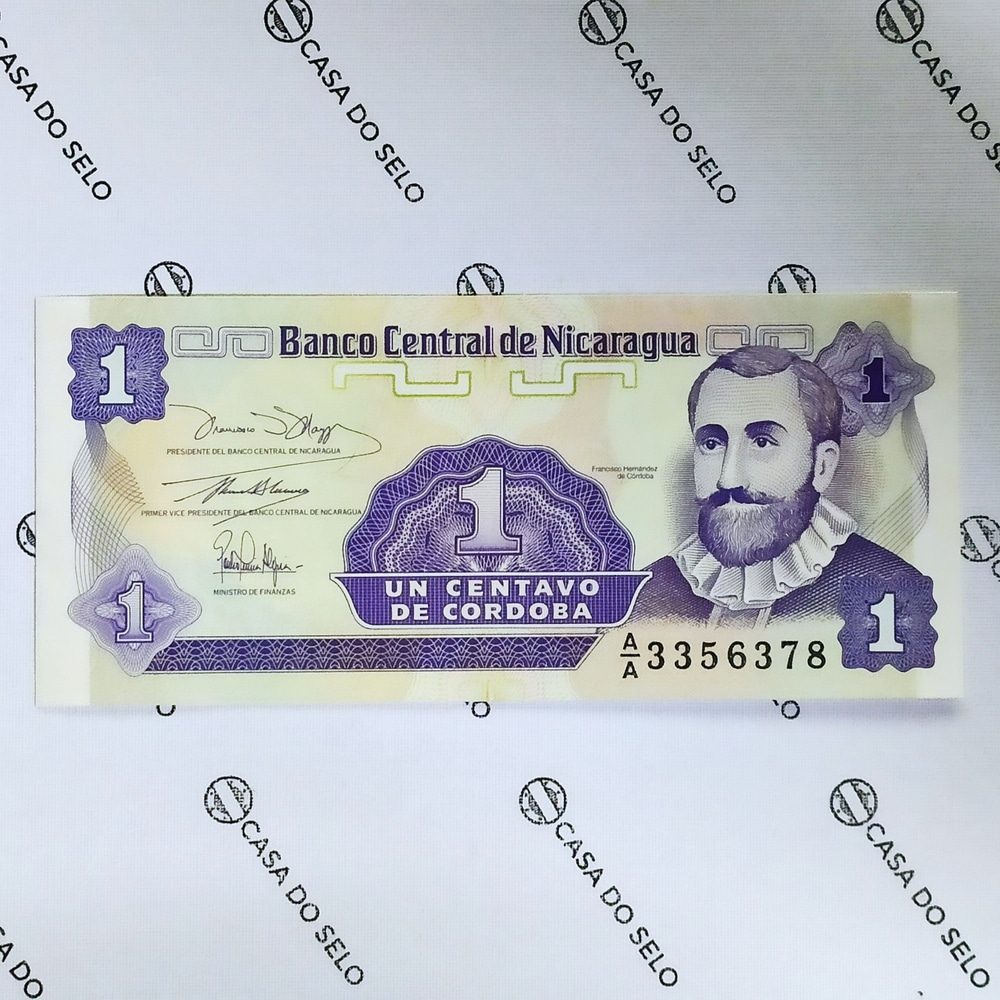 | Casa do Colecionador Nicarágua | 1 Centavo de Córdoba | Ced-009