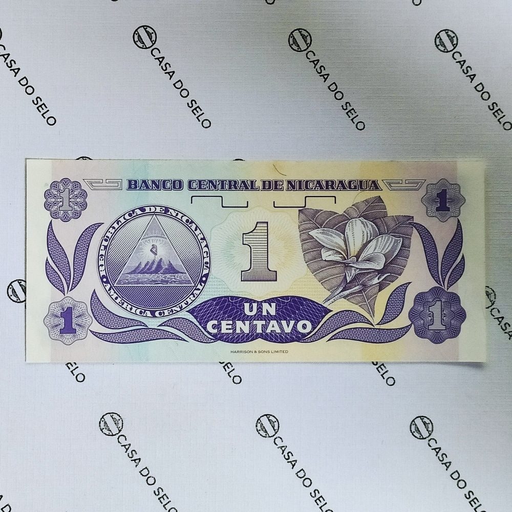 | Casa do Colecionador Nicarágua | 1 Centavo de Córdoba | Ced-009