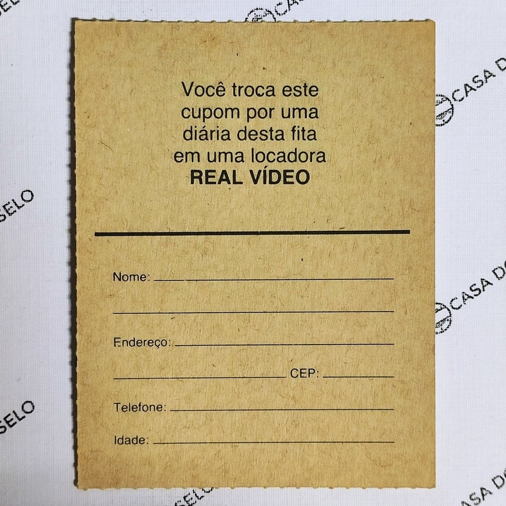 | Casa do Colecionador O Vingador do Futuro | Cupom de Locadora - CUP-021
