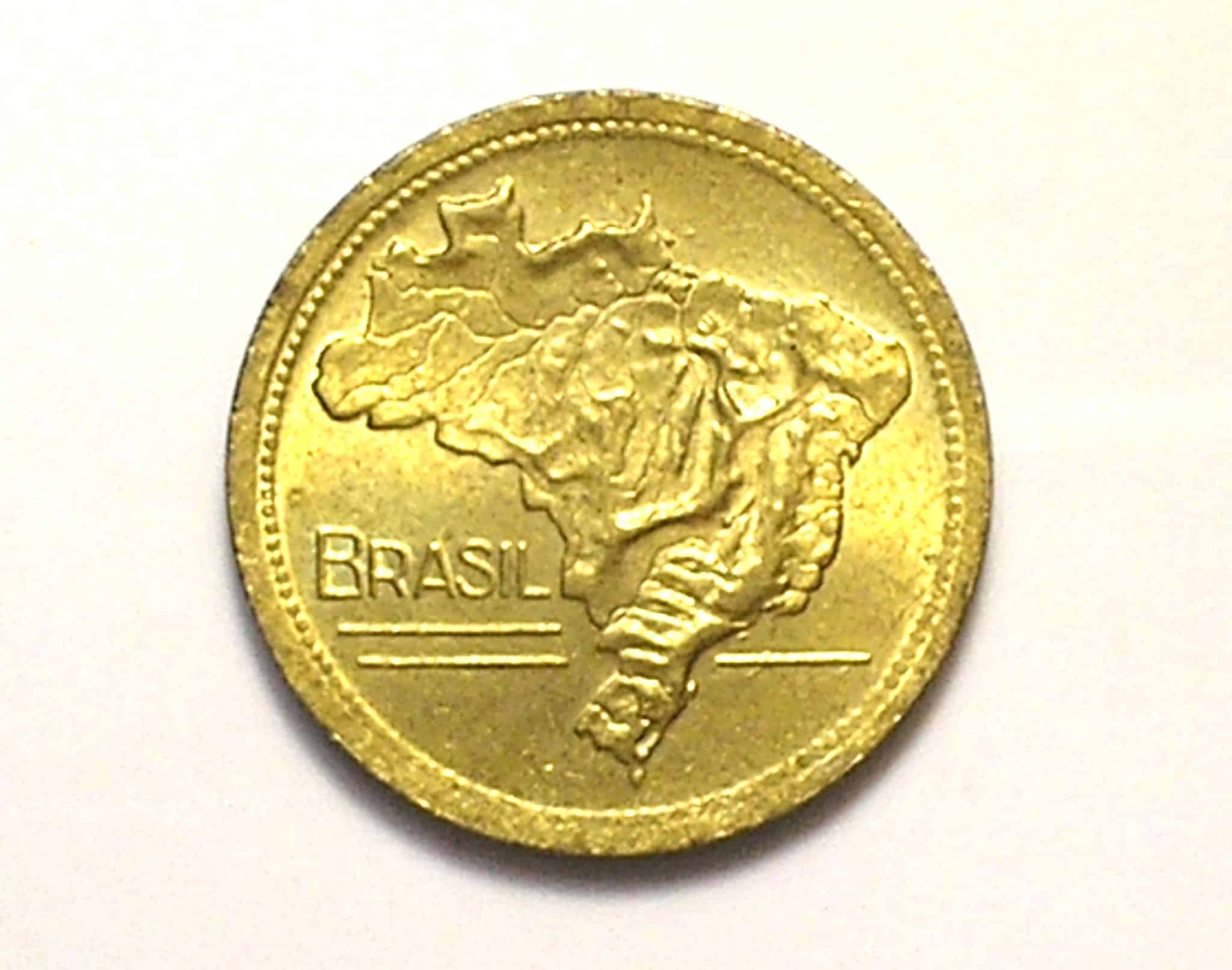 | Casa do Colecionador Raro no estado para essa data - 2 Cruzeiros 1950 / Mapa do Brasil / Flor de Cunho