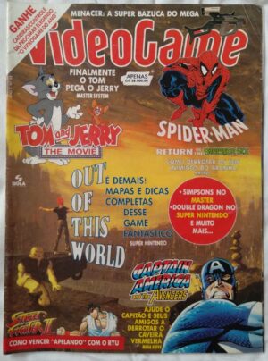 Revista Video Game 22. Spider man capitao america Tom e Jerry.