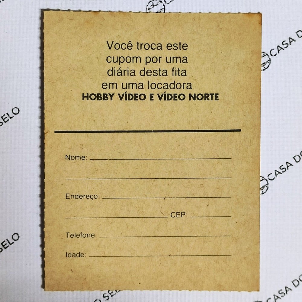| Casa do Colecionador Robin Hood | Cupom de Locadora - CUP-015