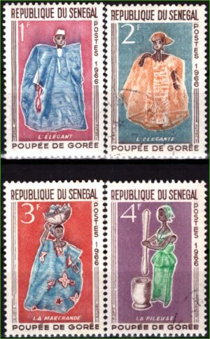 Senegal - Bonecas de Gorée - 1966 - S/Completa