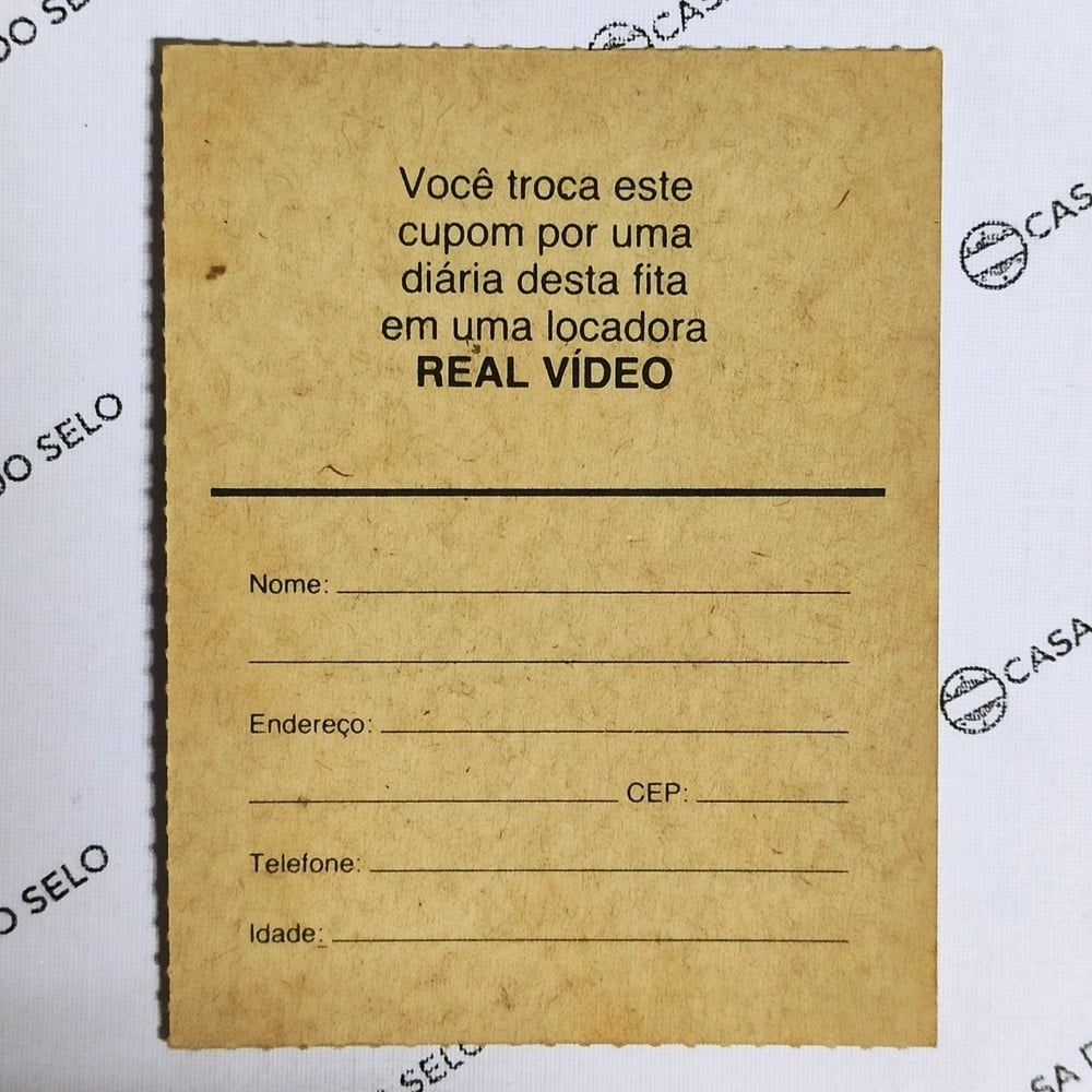 | Casa do Colecionador Thelma & Louise | Cupom de Locadora - CUP-023