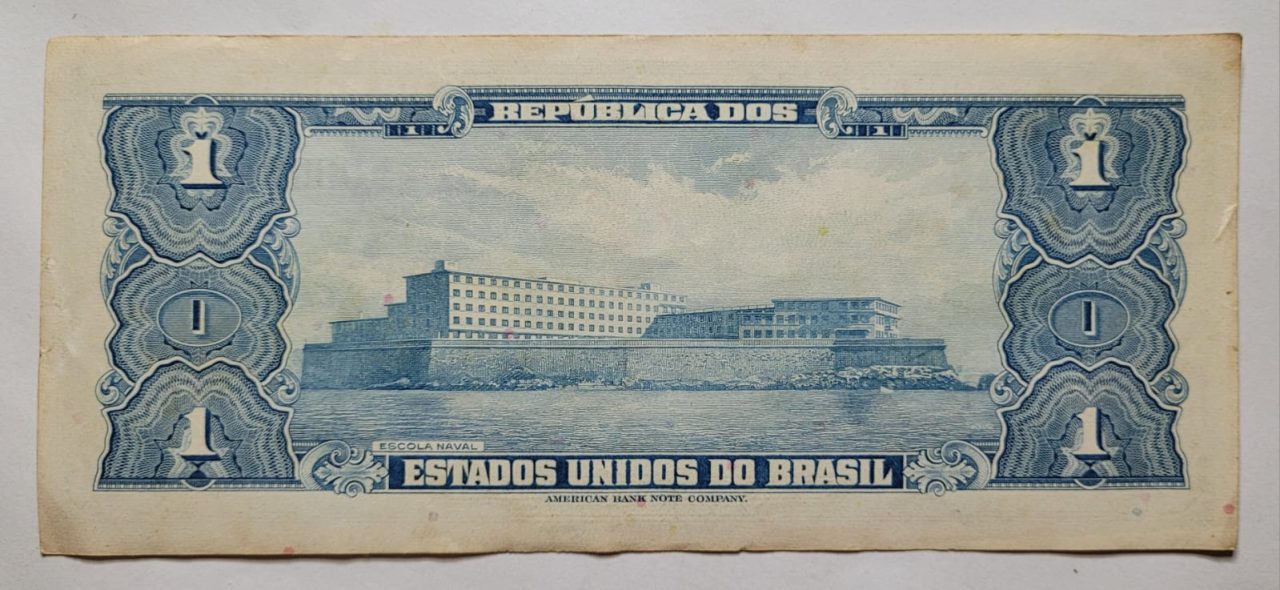 | Casa do Colecionador 1 (Um Cruzeiro) - Cédula C013 - MBC (Ano 1958)