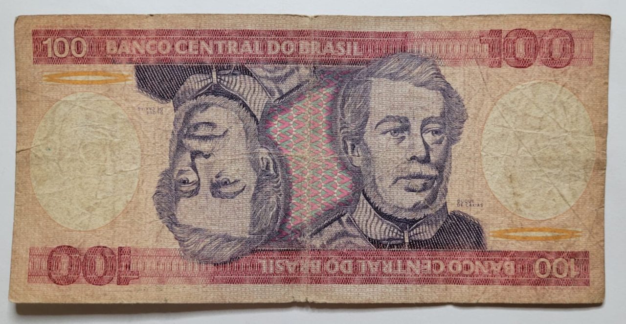| Casa do Colecionador 100 (Cem Cruzeiros) - Cédula C156 - BC (Ano 1981)