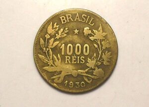 1.000 Réis - 1930 / Data Escassa / Símbolo da Fortuna