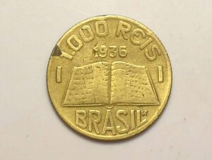 1.000 Réis - 1936 / Padre Anchieta - Peça dificil