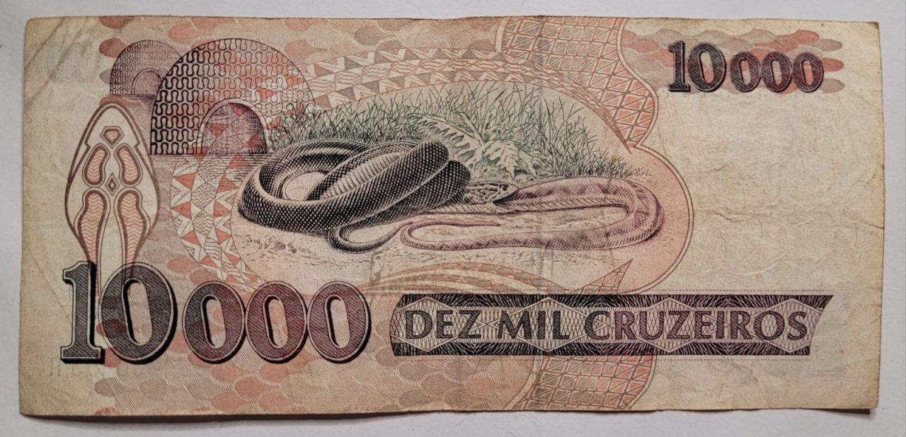 | Casa do Colecionador 10.000 (Dez Mil Cruzeiros) - Cédula C223 - MBC (Ano 1991)